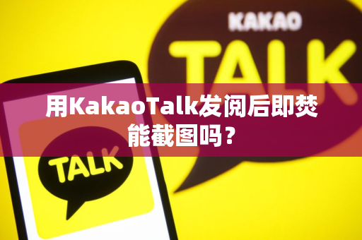 用KakaoTalk发阅后即焚能截图吗？